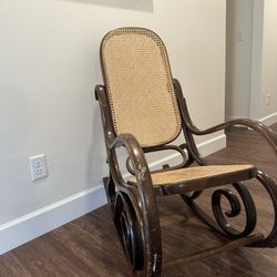 Vintage Mid Century Rocking Chair 