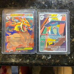 Ascended Heroes Drakloak Illustration Rare 248/217 And Mega Charizard Y Ex