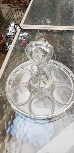 Glass cady