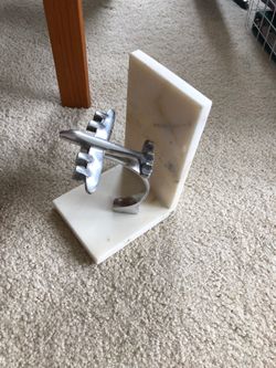 Marble book end/stand