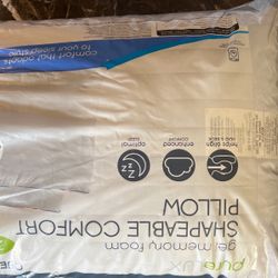 Gel memory foam pilllow