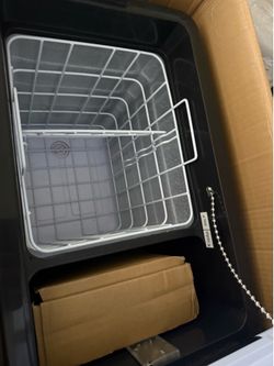 BougeRV 12V Portable Refrigerator Fridge Freezer Portable Car Fridge 53 Quart Electric Cooler12V/24V DC 110~240 V AC for RV Truck Pickup SUV Van Boat 