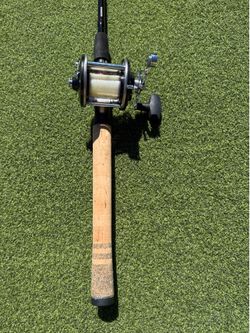 Penn 9m level wind reel and Shimano Sojourn rod,￼