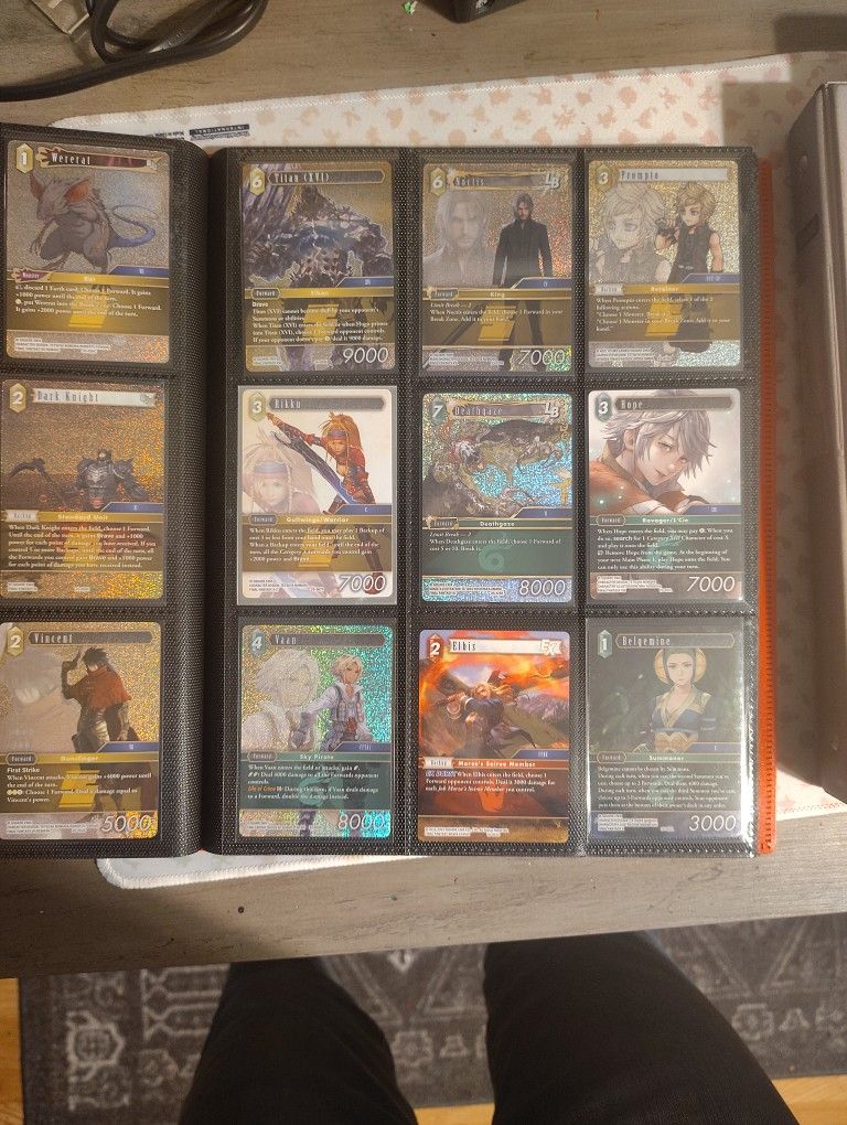 360 Final Fantasy TCG Holo Cards