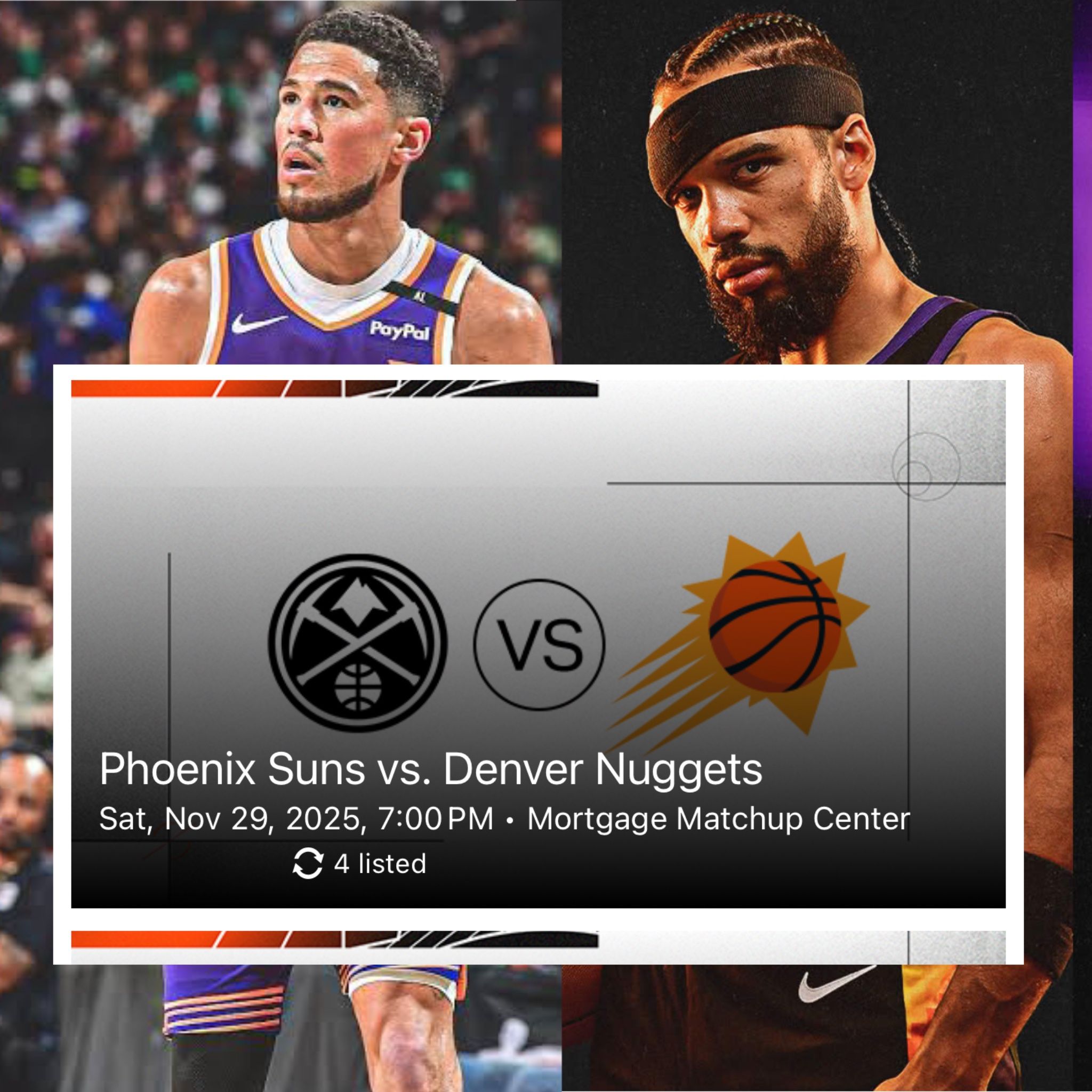 Phoenix Suns Vs Denver Nuggets