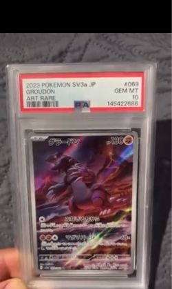 Pokemon Groudon (JP) psa 10