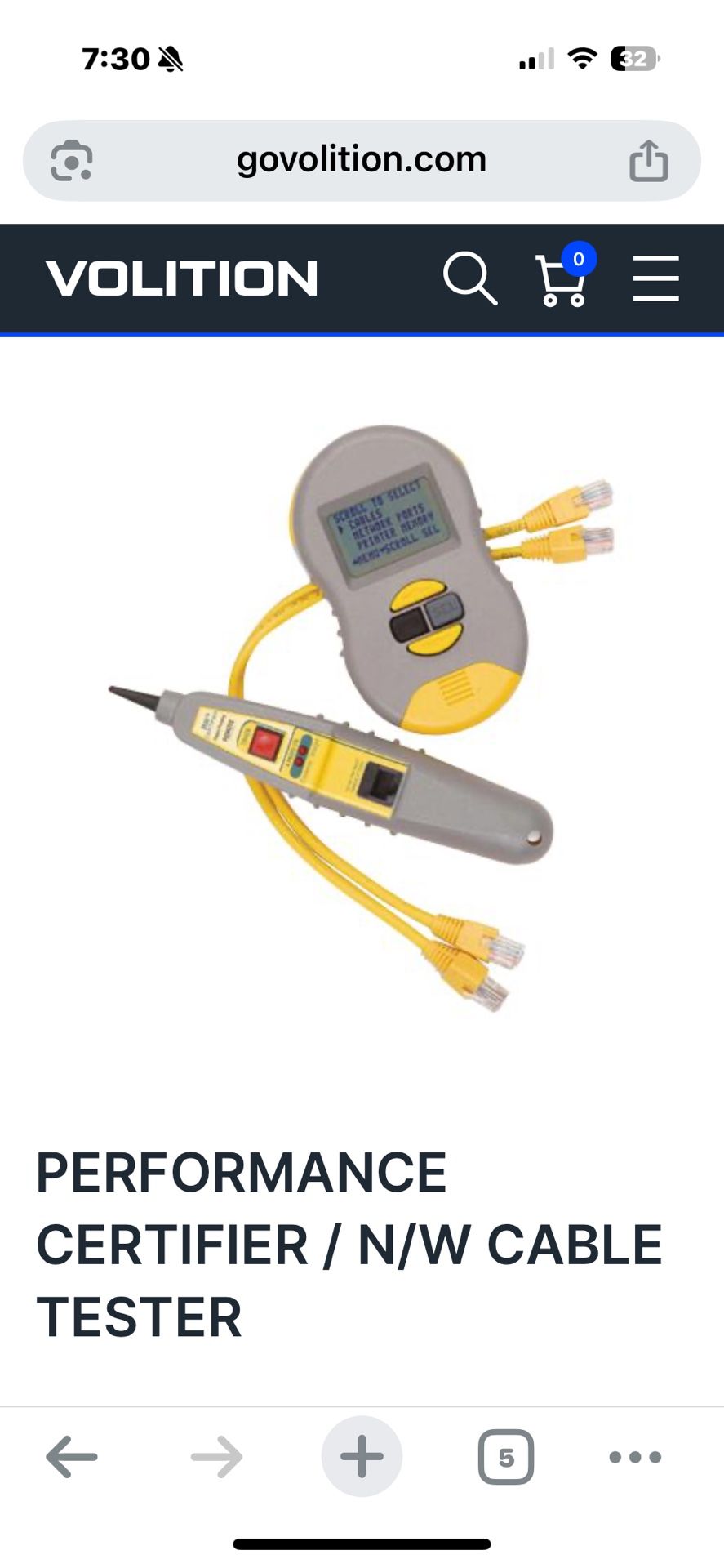 CAT Cable Tester