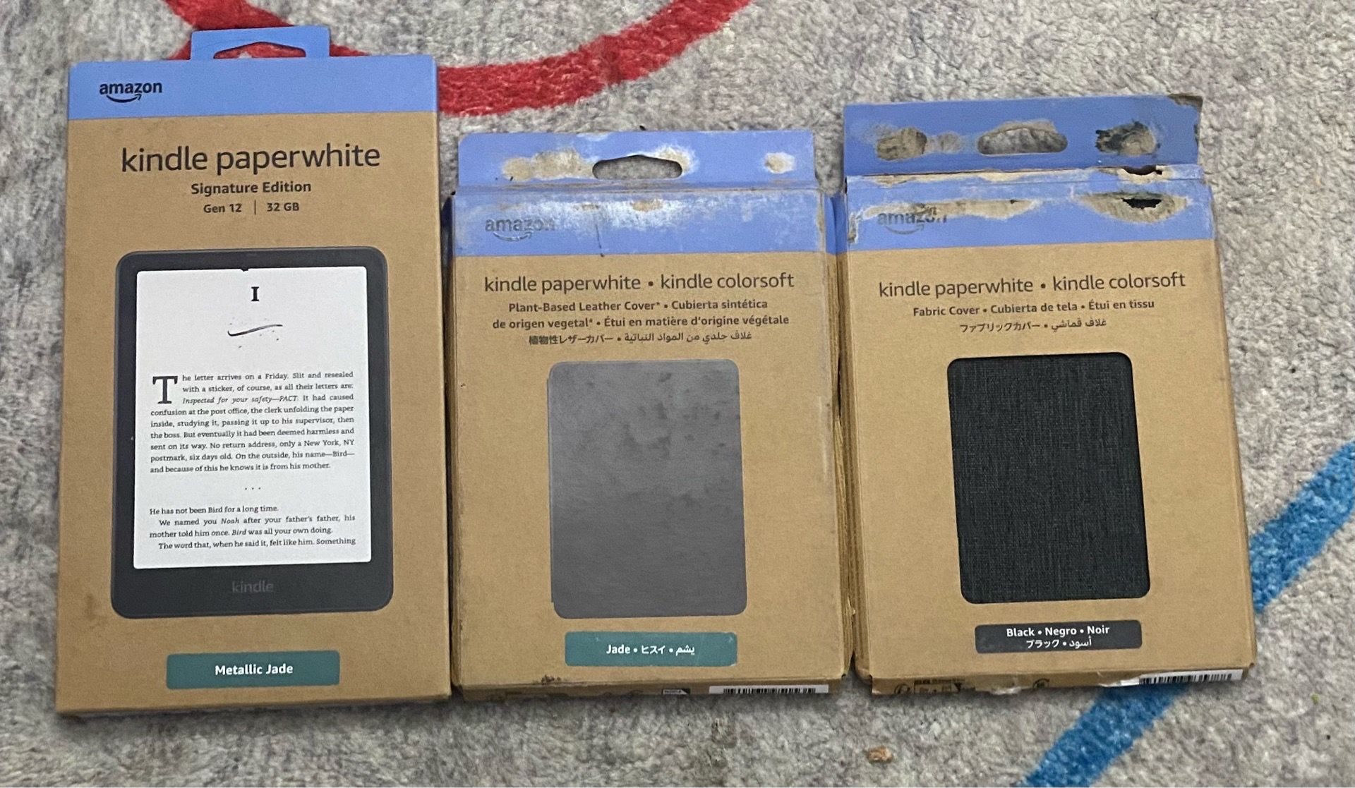 Kindle paperwhite signature edition 12th gen 32GB + 2 covers