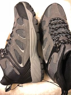 Khombu Tyler Men s Leather Hiking Outdoor Tactical Boots Black Grey Sizes 10 11 12 for Sale in Anaheim CA OfferUp