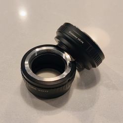 Fotasy KR-FX And Fotodiox M42-FX Adapters For X-mount Cameras