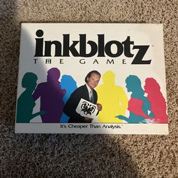 Inkblotz Board Game 1987