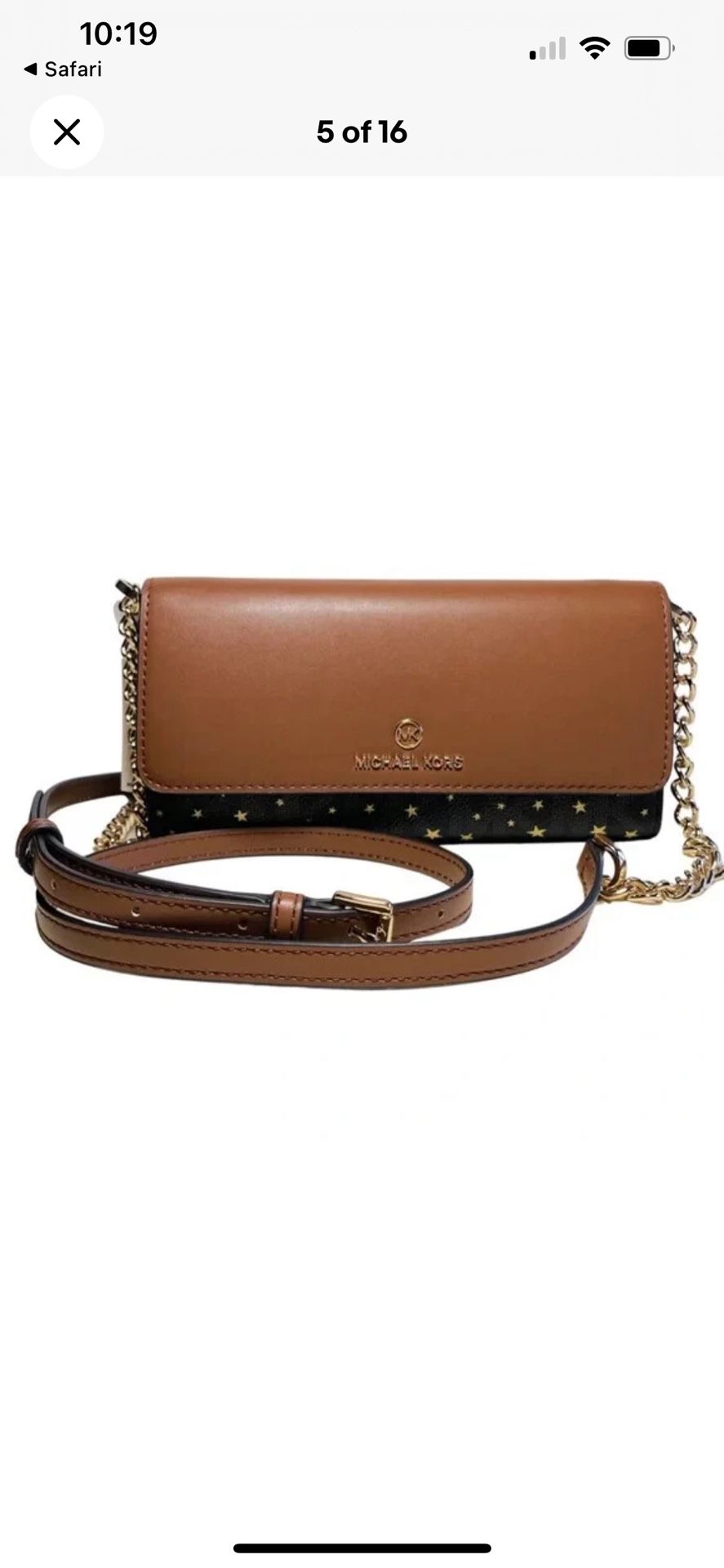 Michael Kors Convertible Crossbody Wallet Jet Set Charm