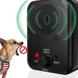 Open box  MDXSB Anti Barking Device, Dog Barking Control Device with 3 Ultrasonic Level Stop Dog Barking Deterrent Tool Up to 33ft Range for Indoor & 