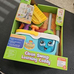 Two LeapFrog Clean Sweep Learning Caddy – NEW in Box
