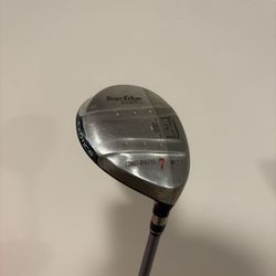 Tour Edge Exotics 7 wood (with a nice Fujikura shaft and a golf pride grip)