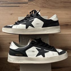 Golden Goose Men Star-dan Sneaker White Black EU 46 US 13