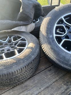 Set of Ford tires and wheels