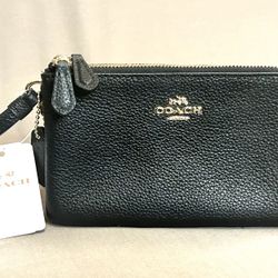 Coach Leather Wristlet Wallet