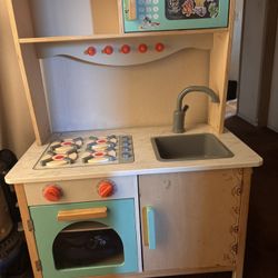 Wooden Play Kitchen 