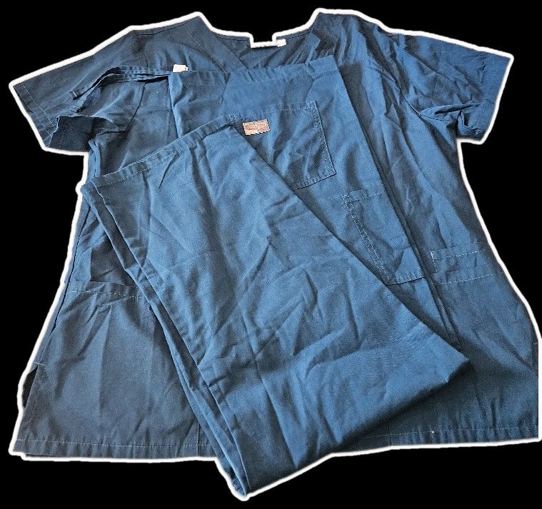 Scrubzone Carribean Blue Scrub Set Large