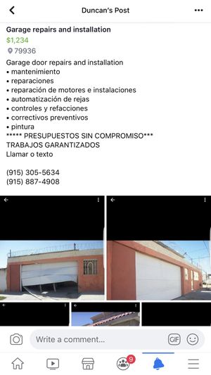 New And Used Garage Door For Sale In El Paso Tx Offerup