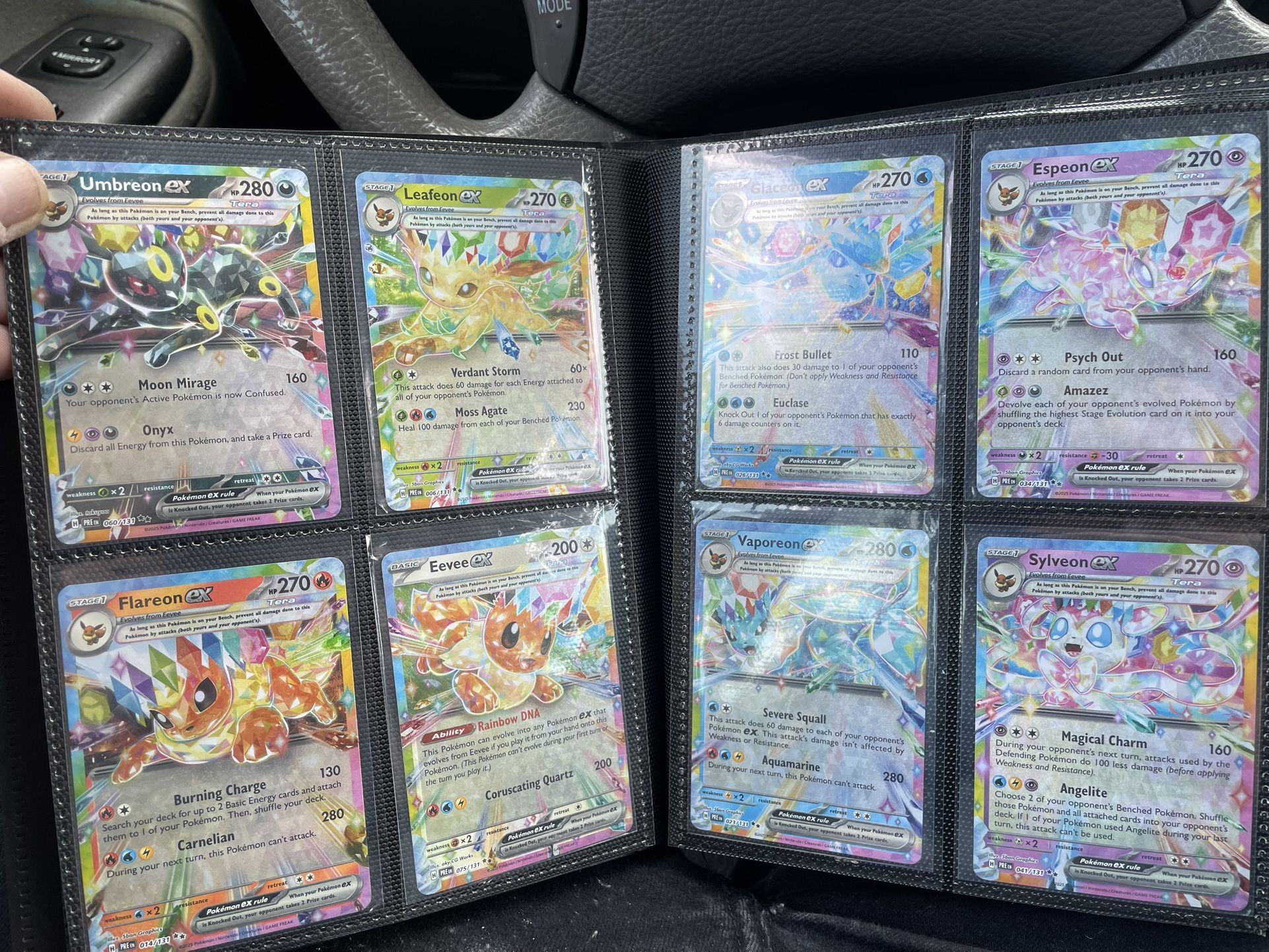 Binder Full Of Rare Pokemon Cards