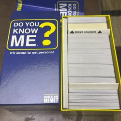 Do You Know Me Game