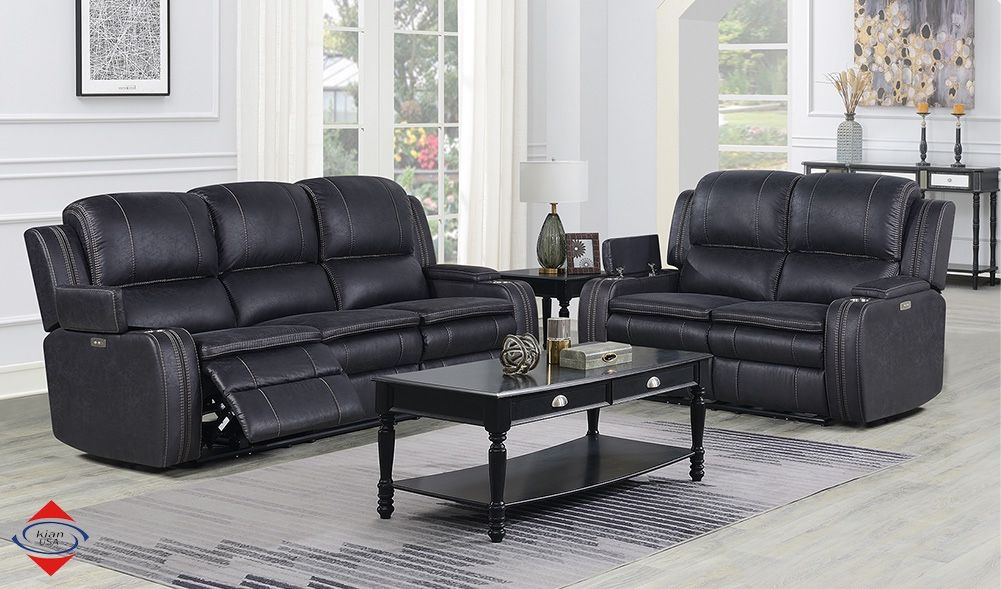 2-piece Power Reclining Set Sofa And Love
