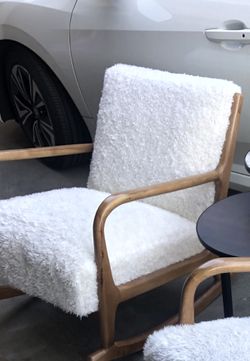 Project 62 esters wood arm chair Sherpa rocking chair for Sale in Cerritos CA OfferUp