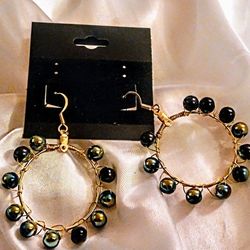 Circular &   Oval Shaped Hoop Earrings