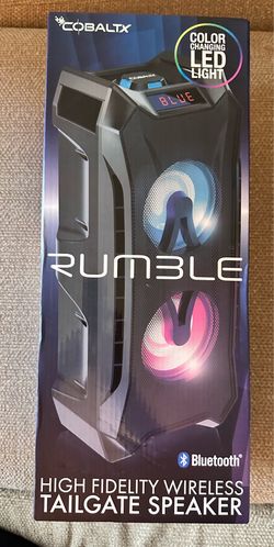 Cobaltx rumble Wireless Tailgate Bluetooth Speaker 15 X 6 Inches - NEW IN BOX