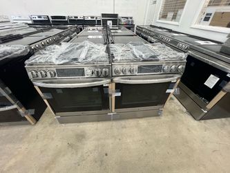 LG Stainless Steel Gas Range with Double Oven