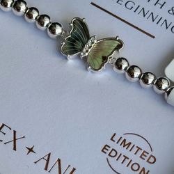 Alex And Ani Butterfly Bracelet Limited Edition With Box