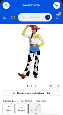 Jessie and Woody adult costumes