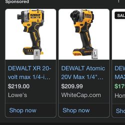 Dewalt 20V Impact