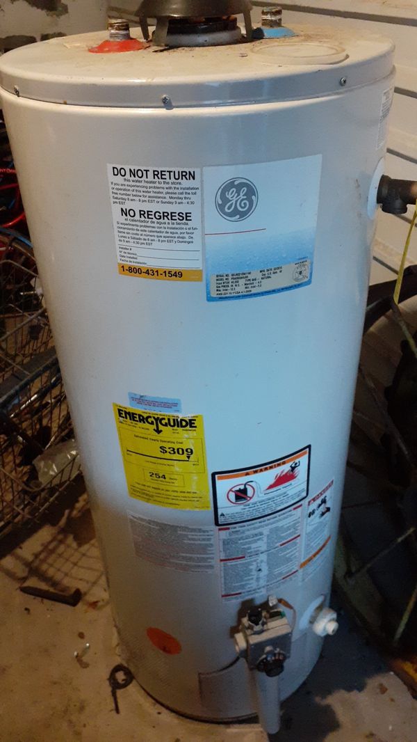 40 gal GE gas hot water heater for Sale in South Houston, TX OfferUp