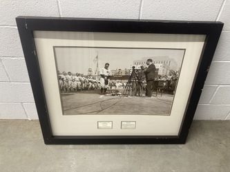 1939 Lou Gehrig (Gherig) New York Yankees Large Framed Photo