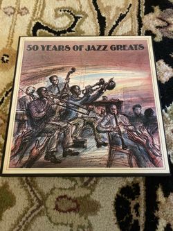 FREE Vinyl Records *50 years of Jazz* Set of 3 and Hat Stands