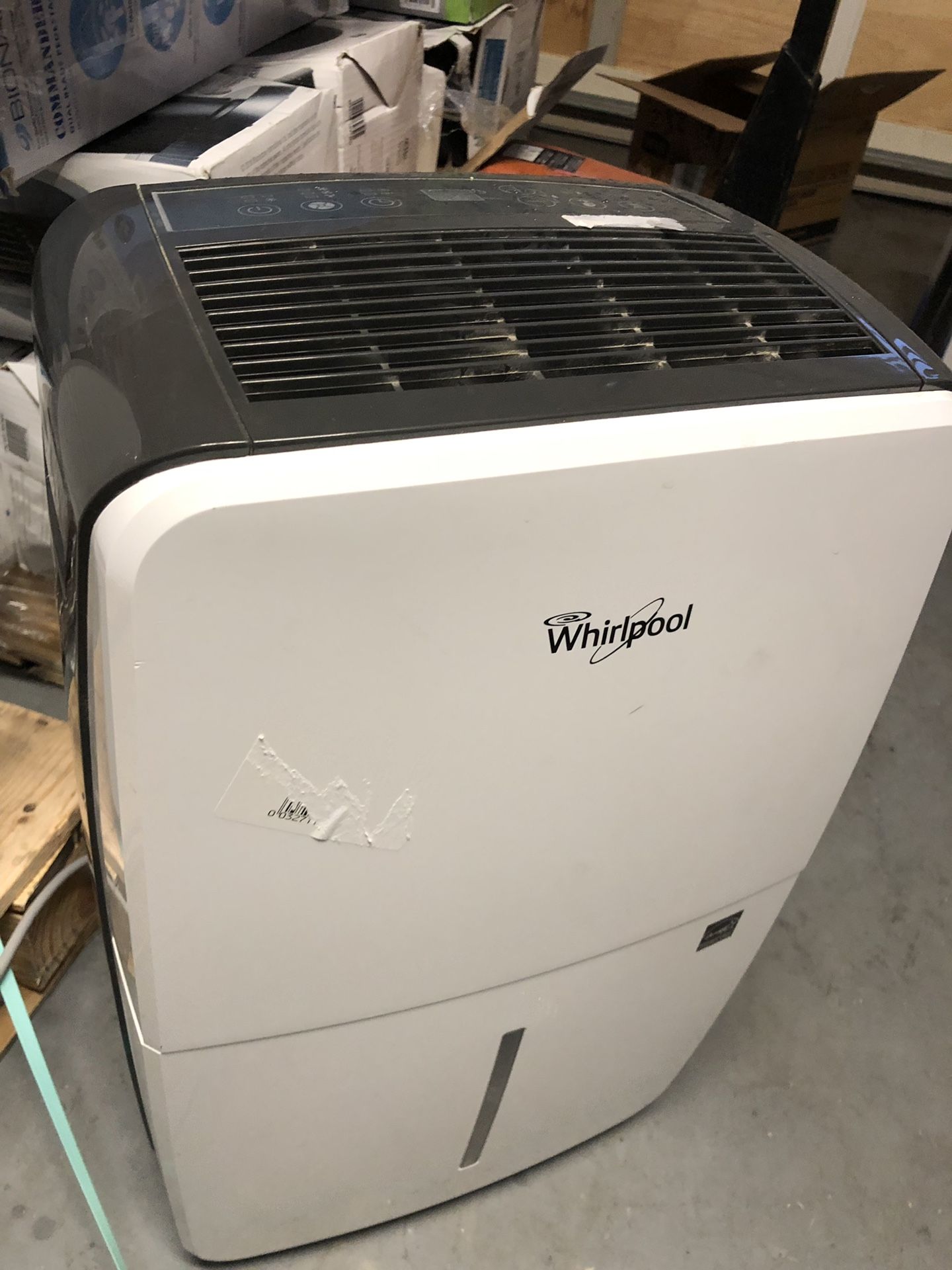 Whirlpool dehumidifier