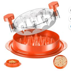Chicken Shredder 8 Inches, Chicken Breast Shredder Tool, Cooked Meat Shredder With Clear Lid, Ergonomic Design, Auti-slip, Easy To Clean, Chicken Shre