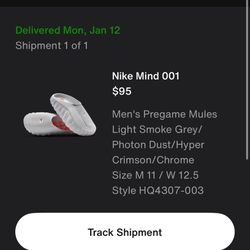 Nike Mind 001 Size 11