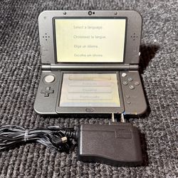 New Nintendo 3DS XL Black Console with Charger USA Version 