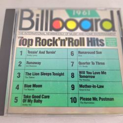 Billboard Top Rock 'n' Roll Hits 1961 CD (1988 First Release)