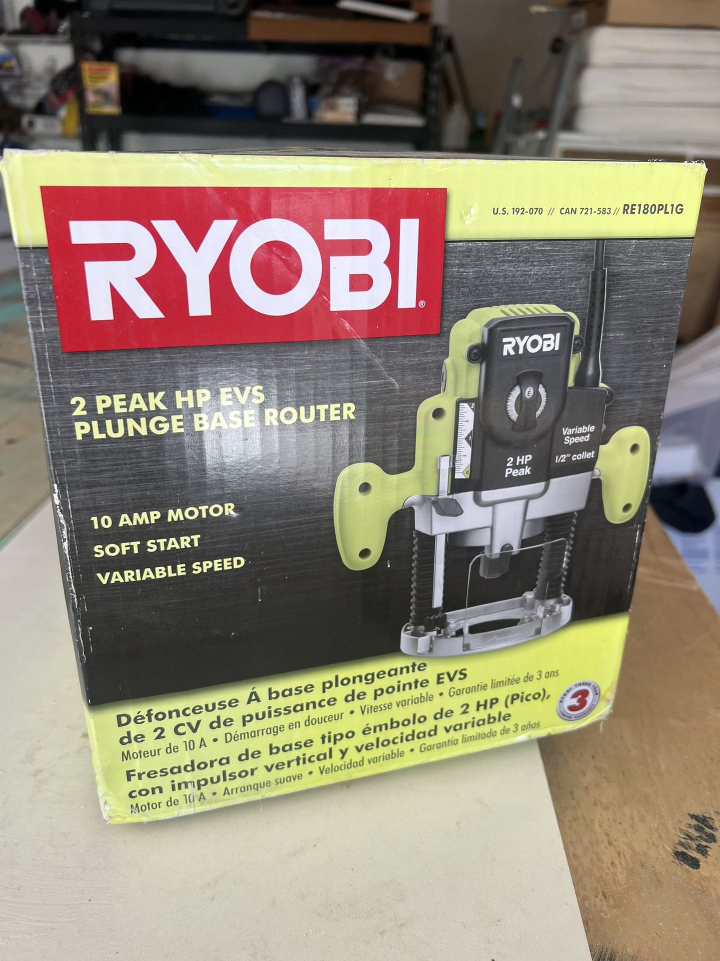 New Ryobi Plunge Router