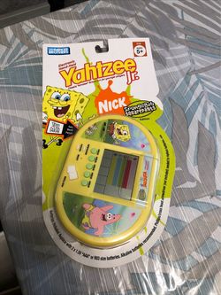 SpongeBob SquarePants, Yahtzee Jr. Handheld Electronic Game, 2005 NEW In Package