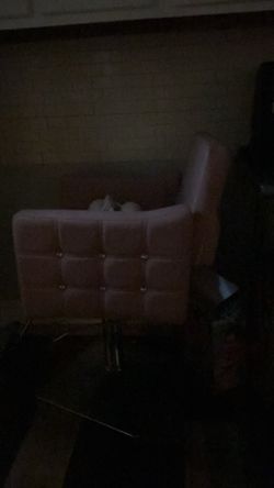 Pink Hair chair