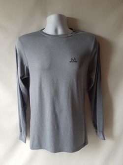 Realtree men's gray long sleeve shirt size S