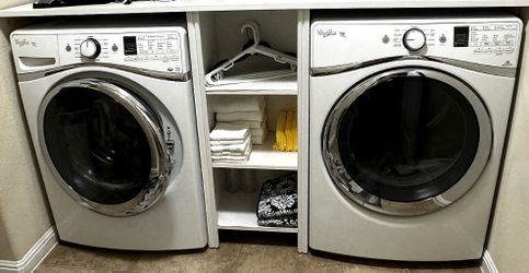 Washer and dryer for sale. Both work perfectly fine and are fully functional. No known issues.