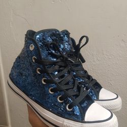 Converse CT All Star High Top Women's Shoes Midnight Indigo/Black, size 6,