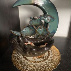 Crescent Moon Incense Burner